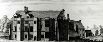Gostwick mansion on the site of Warden Abbey 1736